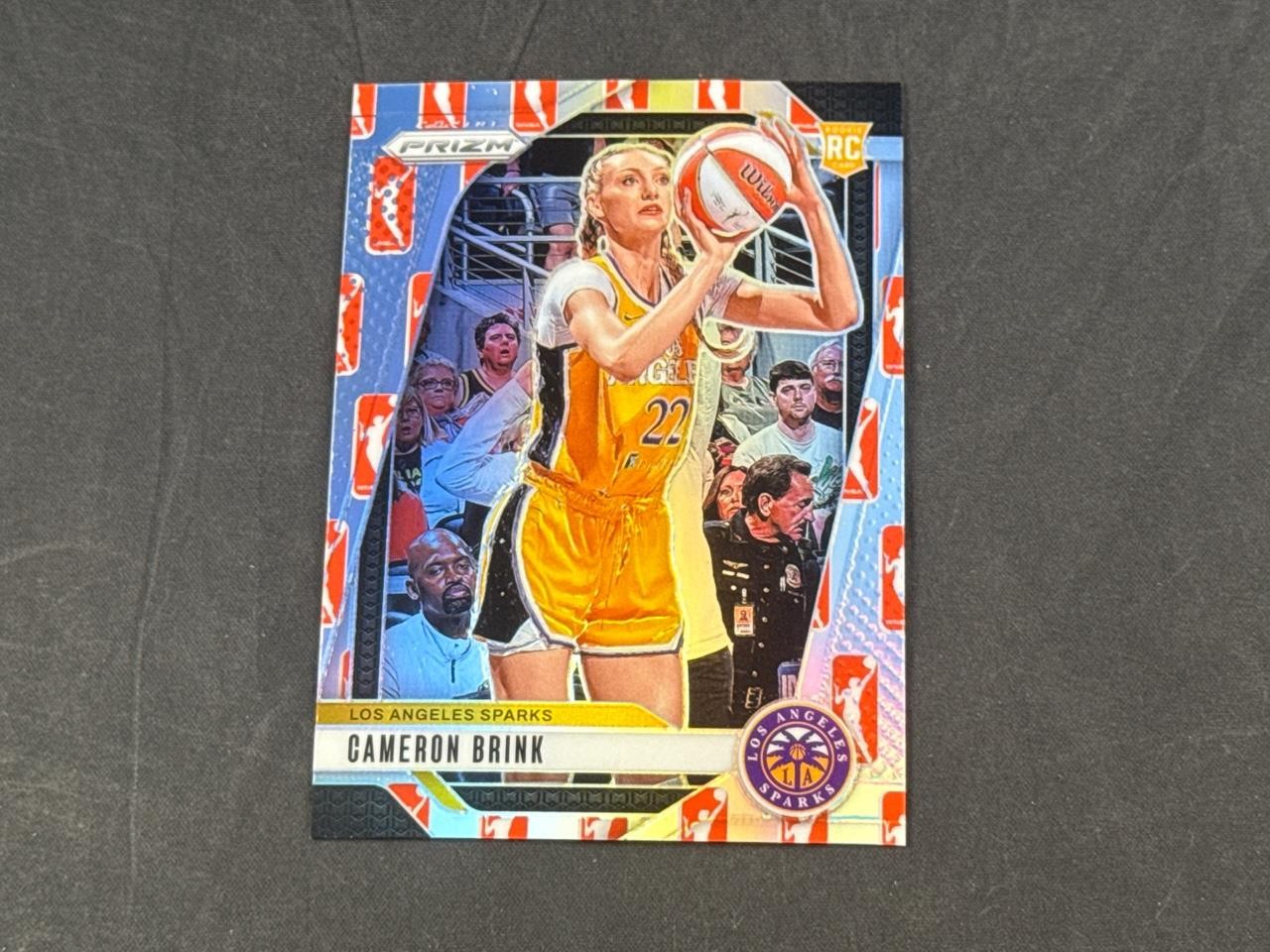 2024 PANINI PRIZM WNBA CAMERON BRINK #127 ROOKIE WNBA LOGO PRIZMS SP SPARKS RC