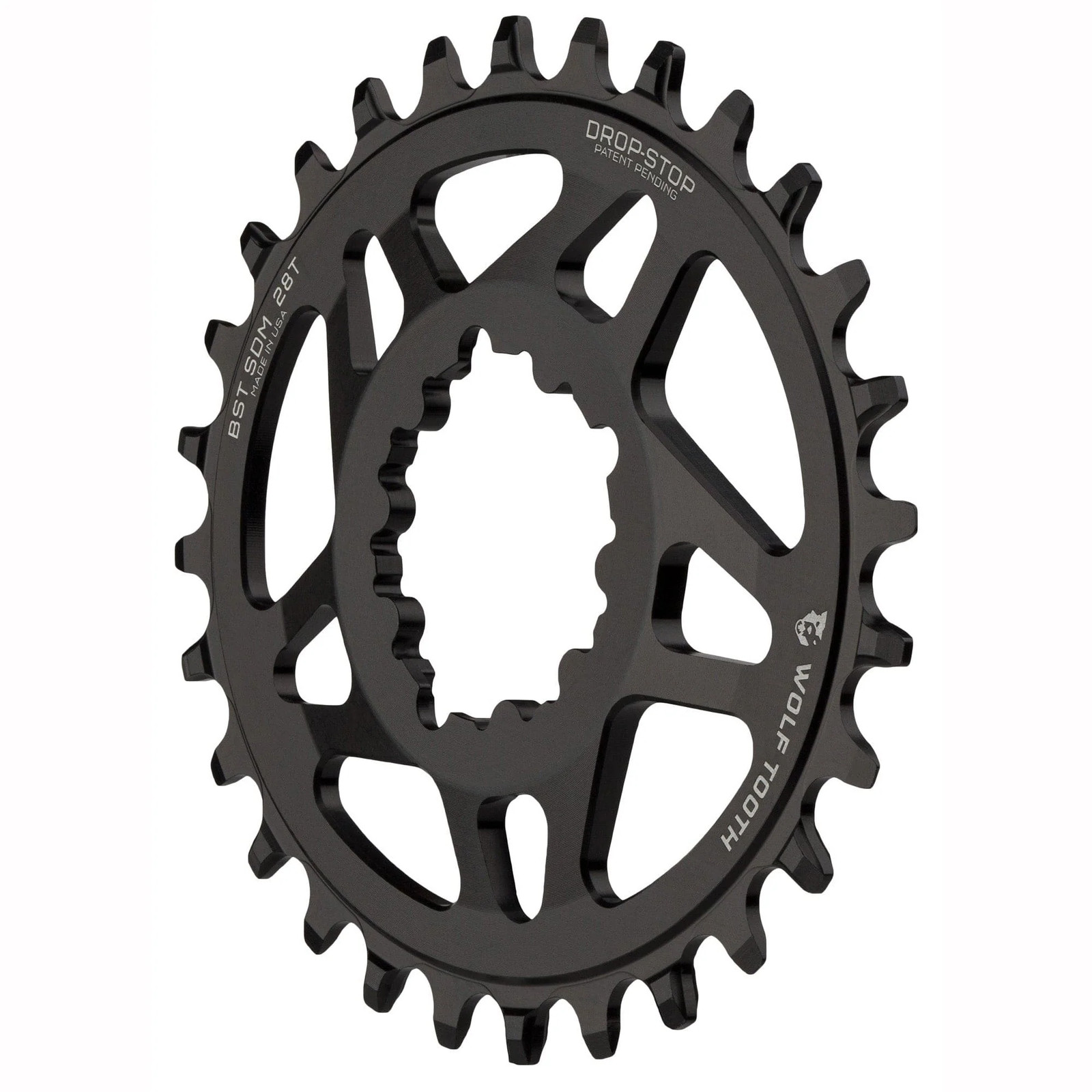 Wolf Tooth Direct Mount Chainring - 30t, Direct Mount, Drop-Stop B, For 3-Bolt