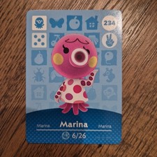 Marina 234 Animal Crossing Amiibo Authentic Nintendo Card From Series 3