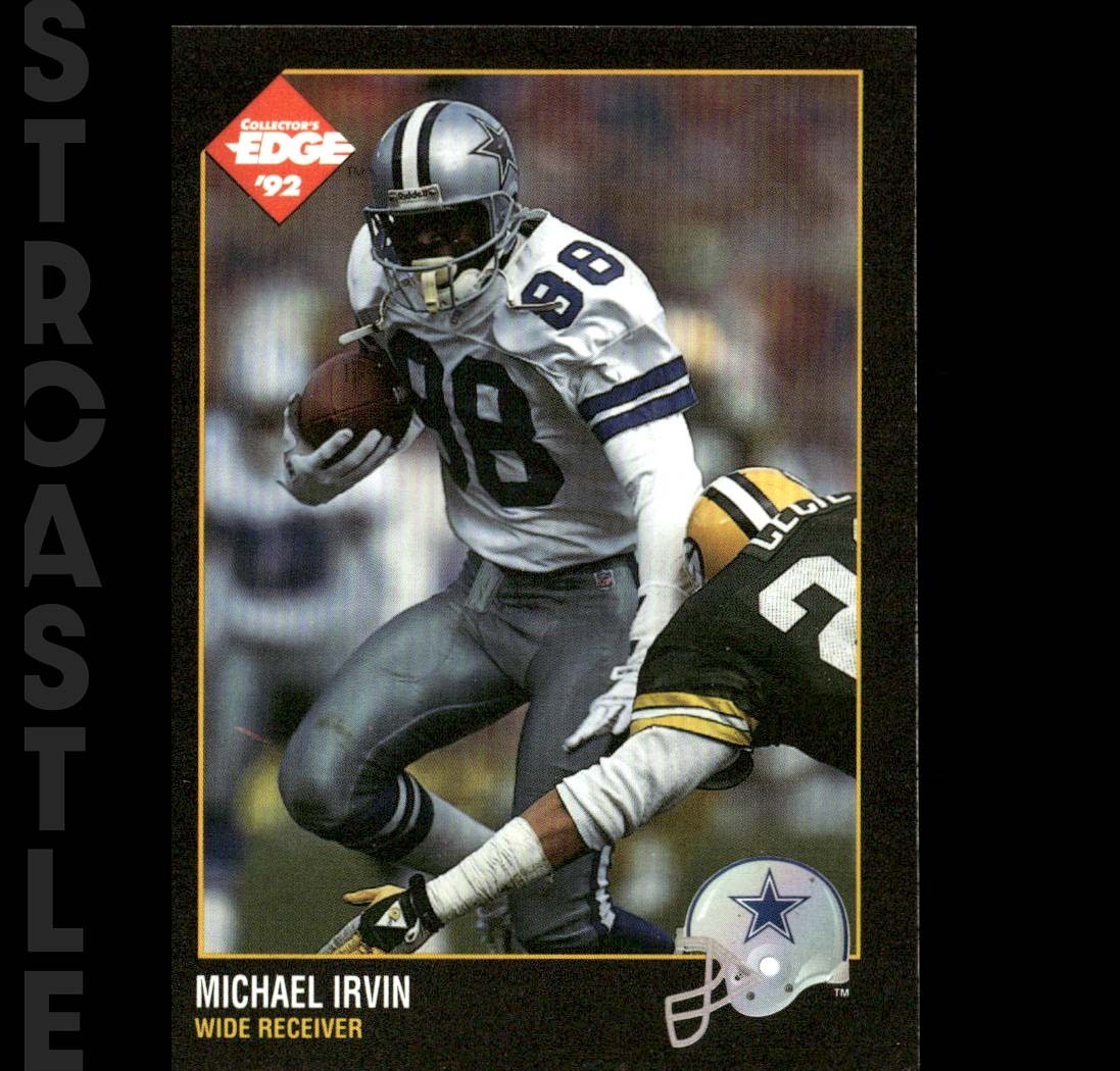 Michael Irvin 1992 Collector's Edge #33 Cowboys 🏈 Football Card