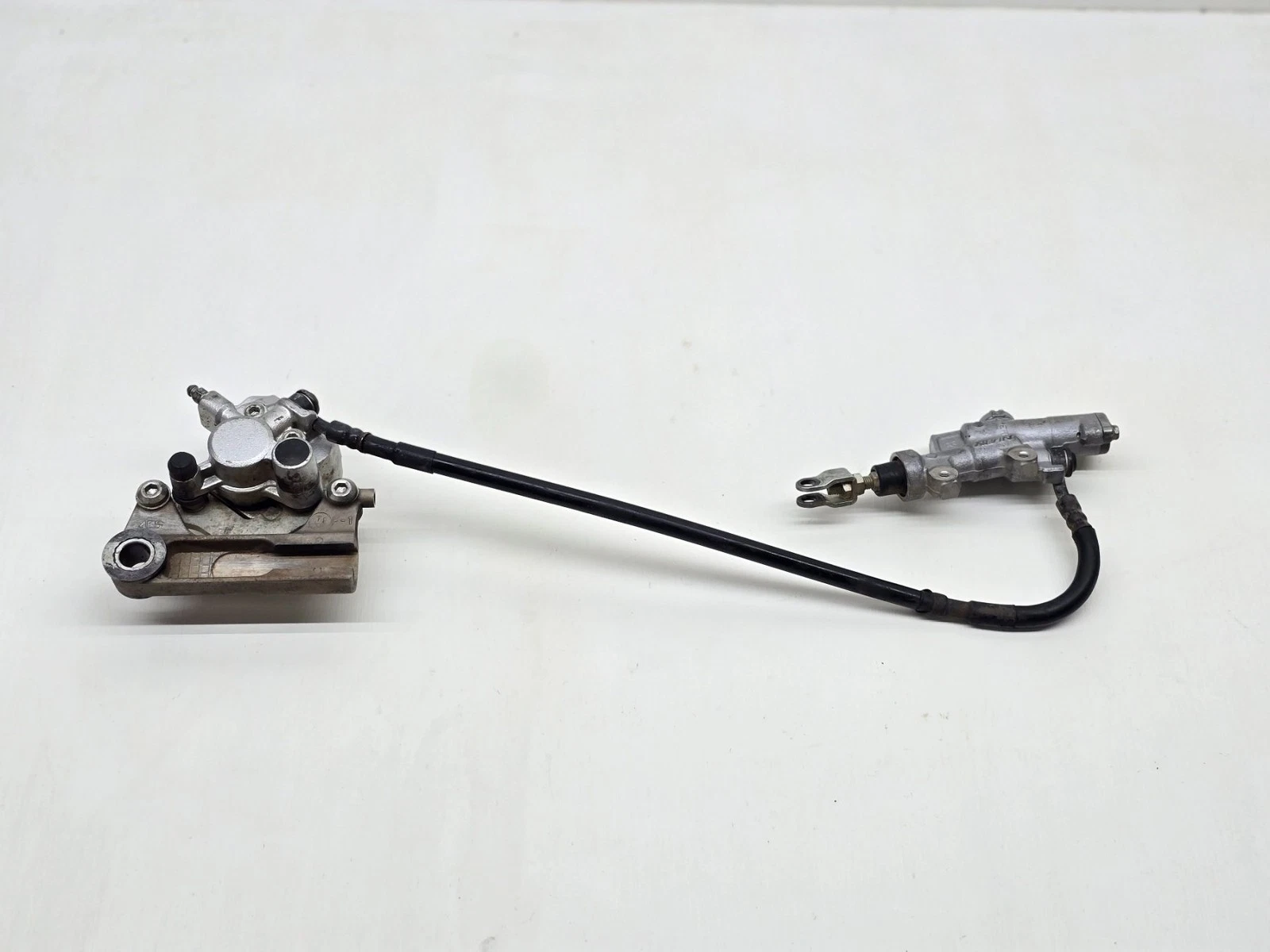 02-21 Yamaha YZ85 OEM Rear Brake Assembly Caliper Nissin MX 5PA-2580W-00-00