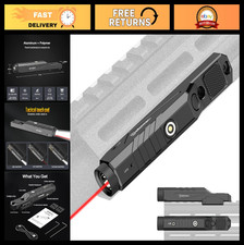 1600 Lumens Red Laser Light Combo for Rifle, M-Lok/Picatinny, Rechargeable, Stro