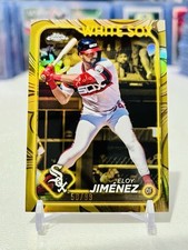 Eloy Jimenez 2024 Topps Chrome Gilded Refractor /99 SP Chicago White Sox