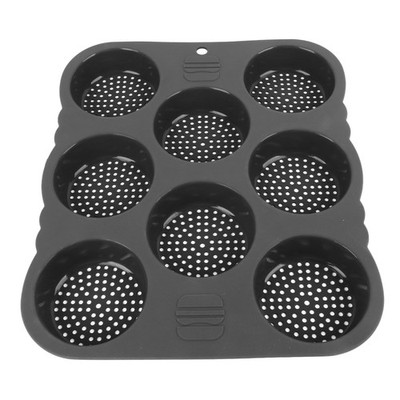 Silicone Hamburger Bun Mold Easy Release Bun Pan For Kitchen Trending