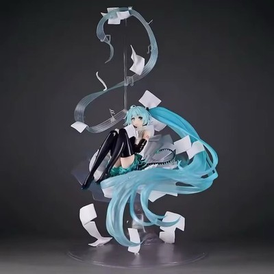Hatsune Miku Vocaloid Anime Figur   35 cm Kawaii Cute Sammler Modell Geschenk