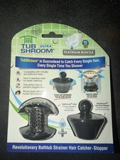 TubShroom  Ultra Drain Protector Hair Catcher Strainer in Stainless Steel New 