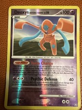 Deoxys Defense Forme Reverse Holo Card 25/146 Legends Awakened Lightly Played