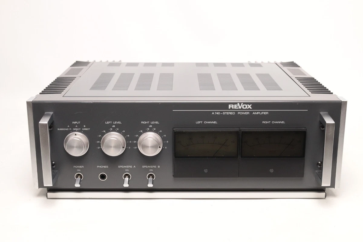 Amplificador estéreo REVOX A-740 - elaboradamente revisado