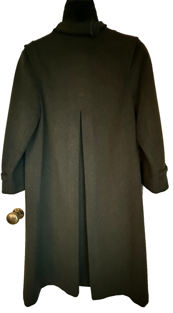 BURBERRY VINTAGE ORIGINAL LODEN GREEN WOOL COAT - SZ.6 | eBay