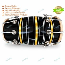 Musical Instrument Designer 2 Side Nut Bolt Bhajans And Keertans Dholak With Bag