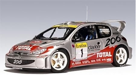 1/43 Peugeot 206 WRC #2 Rallye Monte Carlo 2001 Auriol Vitesse SKID SKM186