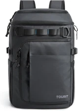 38 Cans Backpack Cooler: Leak Proof Waterproof 2 Insulated Compartments Soft Coo