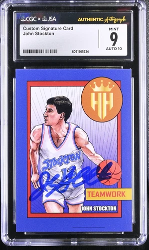2021 IT John Stockton CGC 9 Auto 10