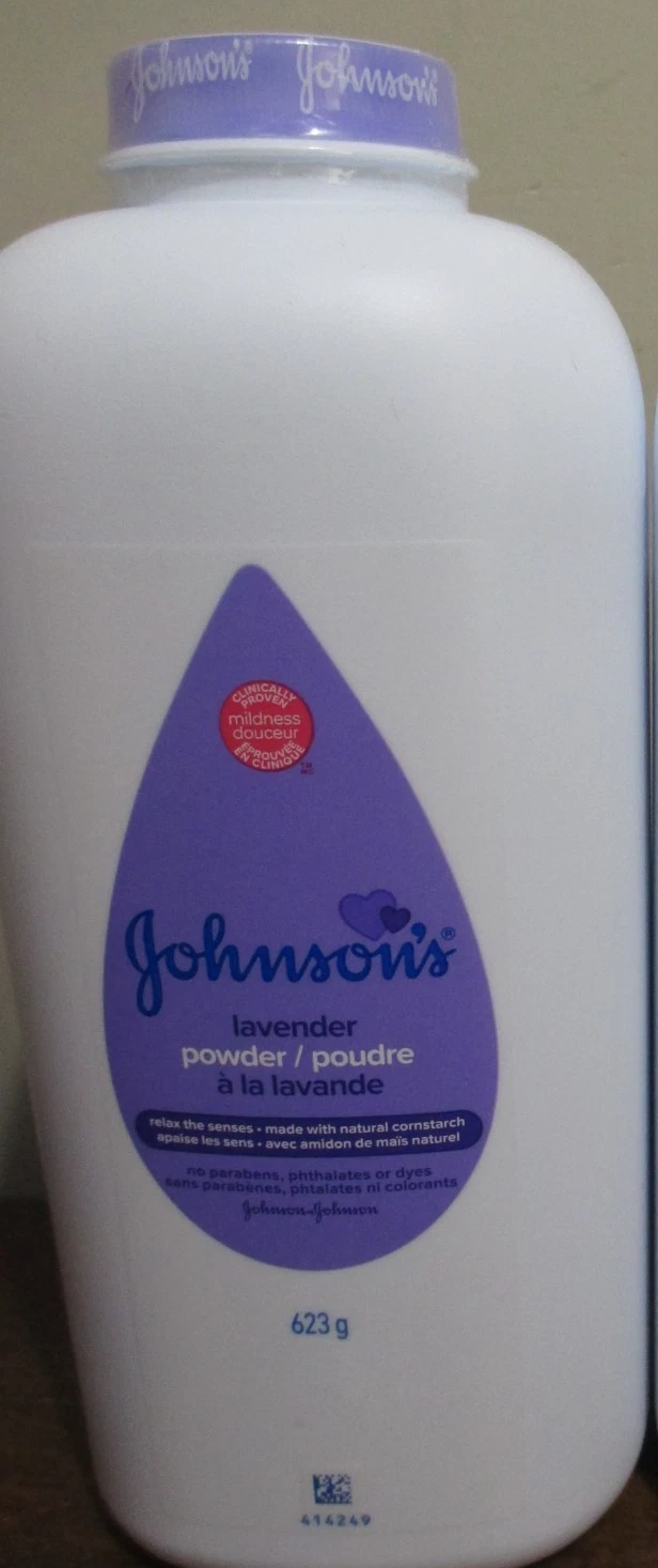 Johnson's Baby Powder 22oz/623g Lavender Cornstarch Hypoallergenic