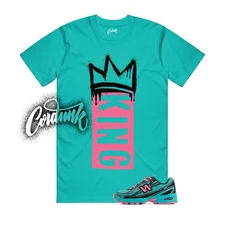 740 V2 Cyber Jade Black Pink South Beach T Shirt Match Match K1