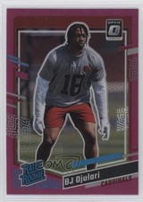 2023 Panini Donruss Rated Rookie Optic Preview Pink Prizm BJ Ojulari #301 18kq