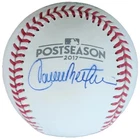 Carlos Beltran Signed/Autographed Official 2017 Post Season Baseball JSA