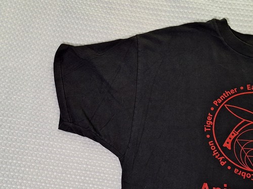 T-shirt vintage 1995 arti marziali bando clinica animali taglia XL punto singolo - Foto 3 di 8