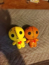Pair Of Squishy Stress Voodoo Dolls Great Shape