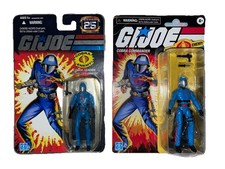 GI Joe 25th Anniversary & Walmart Excl Cobra Commander 3.75    2  See Description