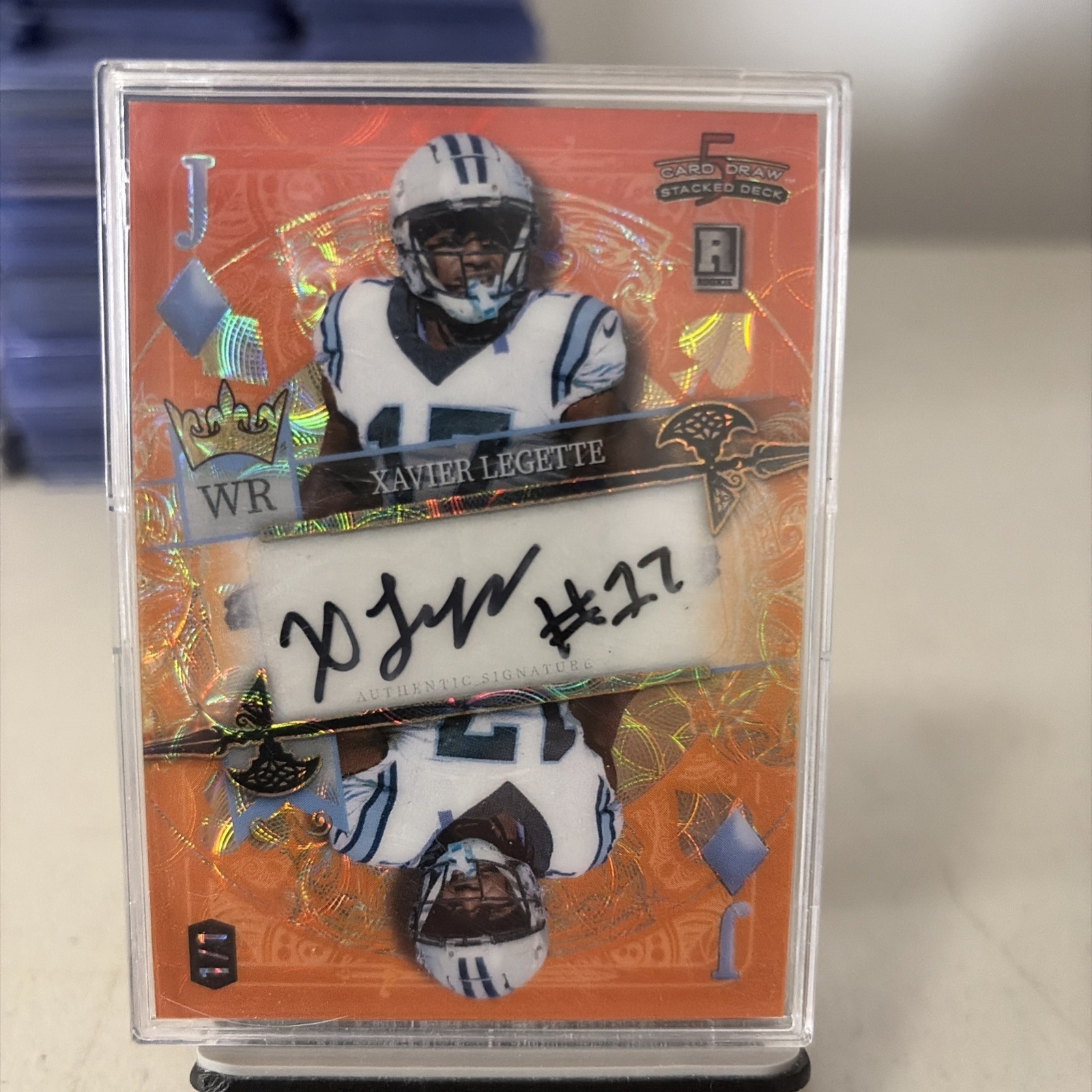 Xavier Legette Wild Card 5 Card Draw Stacked Deck Single Ten Promo #XLN Base