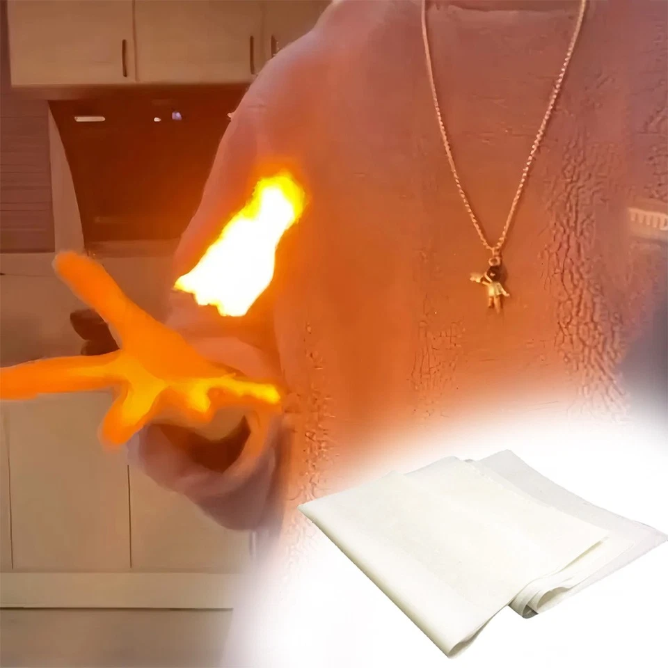 Flash Paper Magic Fire Sheets (17cm*20cm 15pcs) Fast Burning No Smoke No Ash - Image 4 of 4