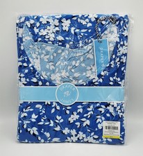 BRAND NEW Draper James Blue/White Floral Ruffle Short Nightgown Plus (Sz 16-22)