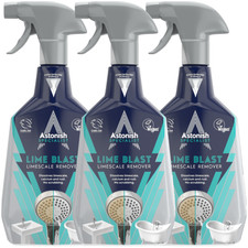 3 x 750ml Astonish Specialist Limescale Remover – Powerful Bathroom Cleaner 5.89 per litre