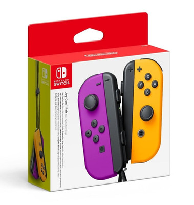 Nintendo Switch Joy-Con Pair 2er-Set Neon Lila & Orange Neon Purple & Orange OVP