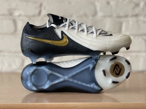 Scarpe da calcio Nike Phantom GX II Elite FG bianche nere FJ2559 100 da uomo taglia 8 5