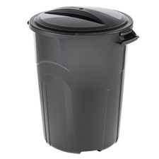 32 Gallon Heavy Duty Injection Molded Trash Can with Click Lock Lid