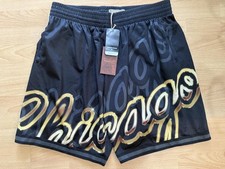 Pantaloncini Chicago Bulls uomo XL neri NBA basket Mitchell & Ness Big Face 4.0