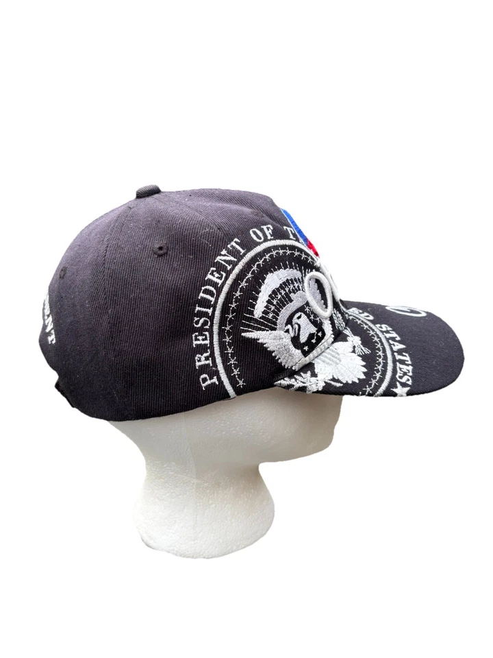 Gorra de béisbol inaugural Barack Obama 44th President City Hunter Foto 4 de 4