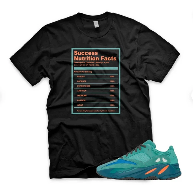 Shirt To Match Yeezy Boost 700 Faded Azure SUCCESS FACTS Unisex