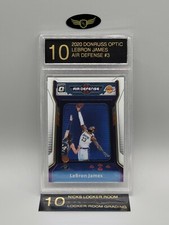 2020 Panini Optic Los Angeles Lakers LEBRON JAMES #3 Air Defense mint LRG 10