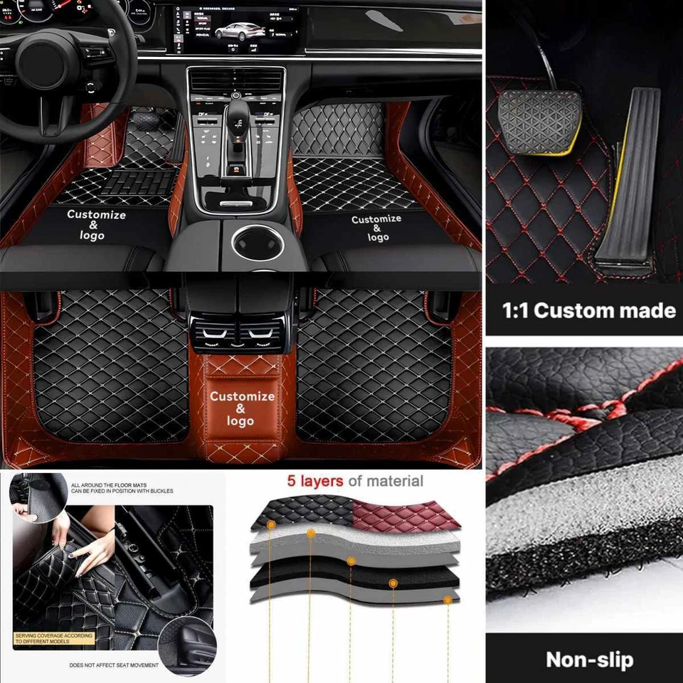 For Nissan X-trail 2000-2025 Car Floor Mats Custom Carpets All Weather Luxury - Изображение 2 из 4