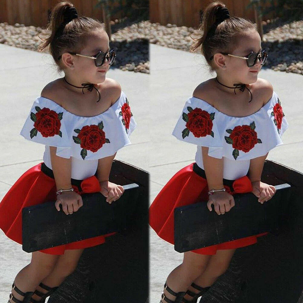 toddler off the shoulder shirt