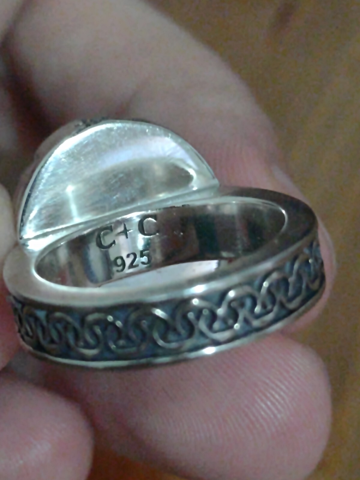 NIB Clocks and Colours Ouroboros Sterling Silver Ring Size 7 eBay