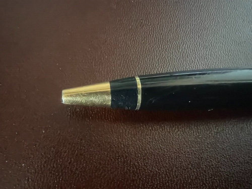 Aurora Ballpoint Pen 88 Resin With Gold Plated Cap With Signs Of Time - Picture 7 of 8