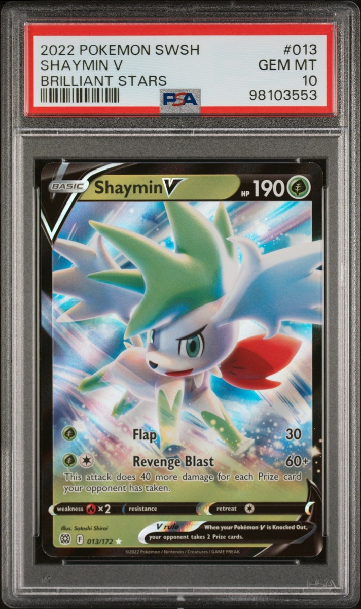 shaymin v pokemon card price New type Pokmon VSTAR in both playable and oversize versions 2022 POKEMON SWORD & SHIELD
