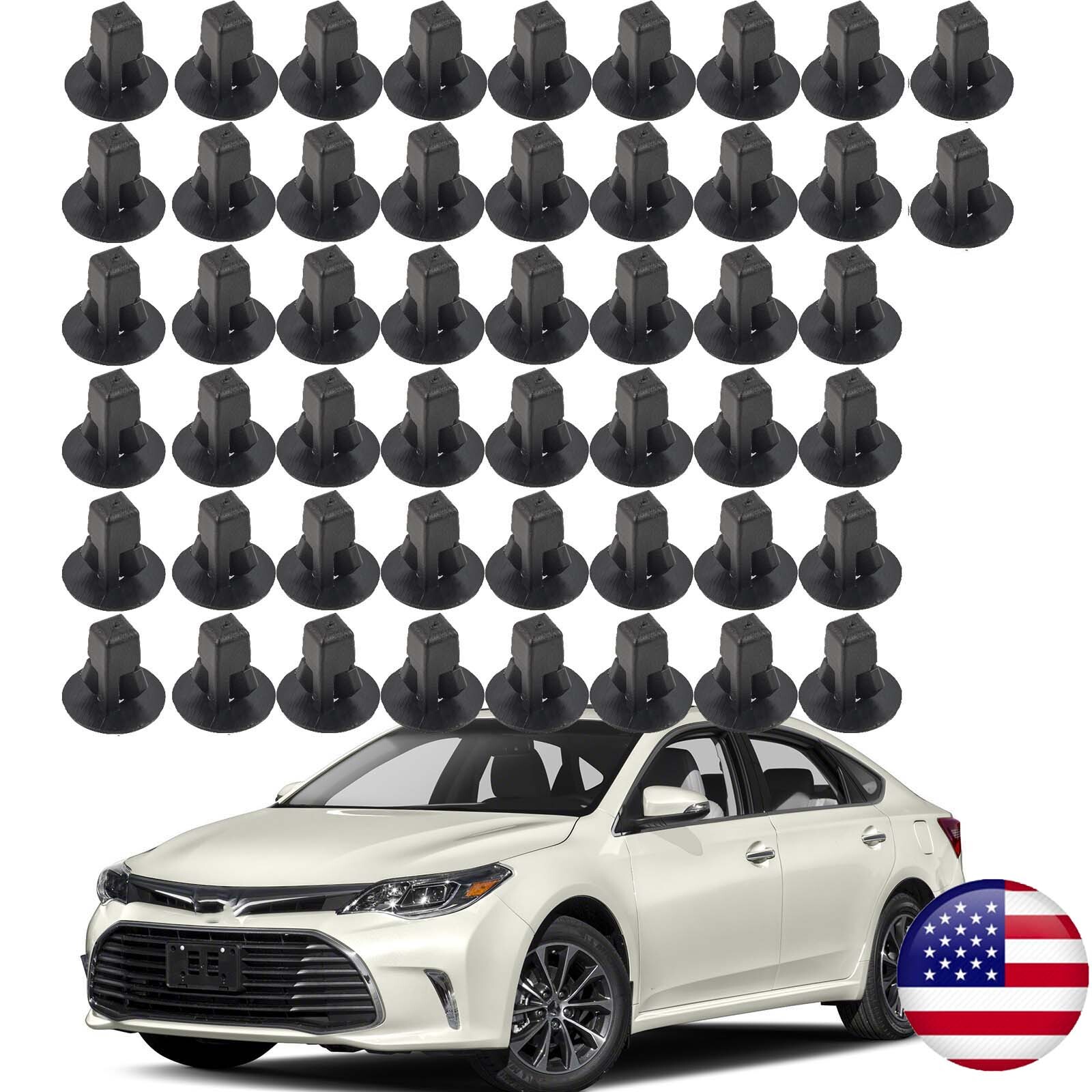 50X Front Wheel Arch Lining Mudguard Clips For Toyota Corolla Camry Crown bZ4X