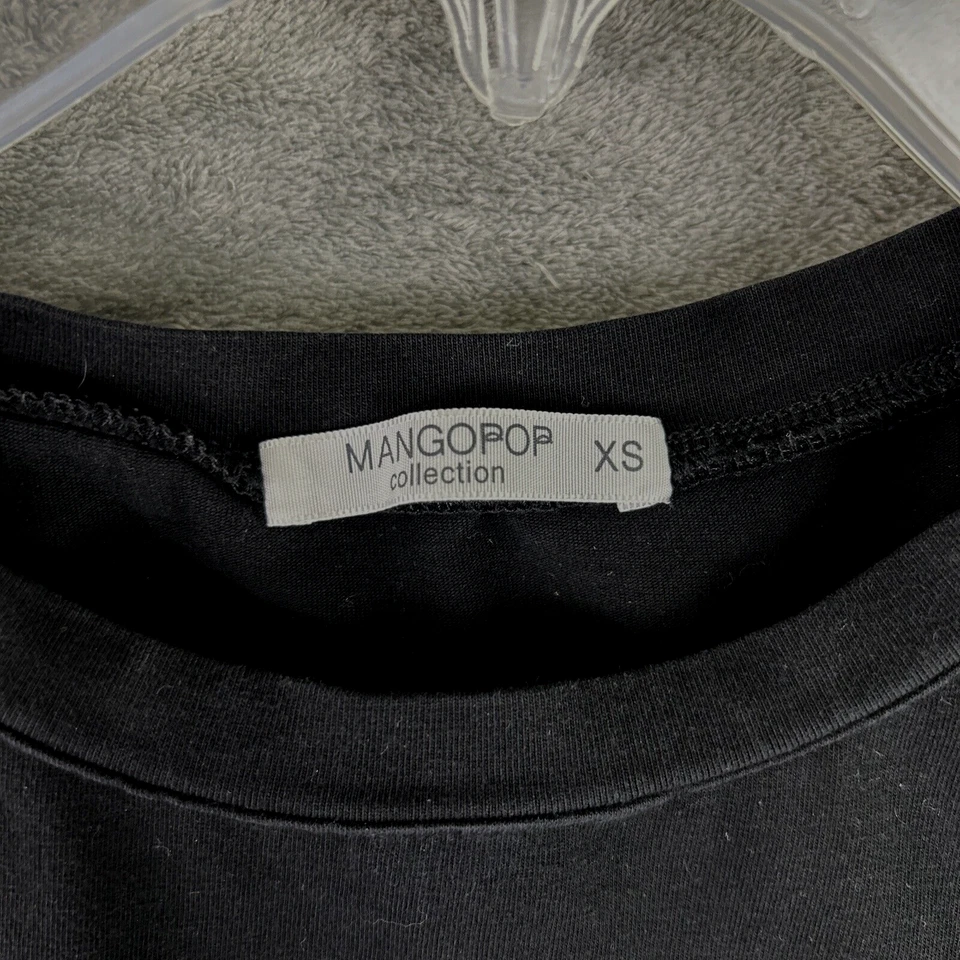 Body negro manga corta MANGOPOP para mujer XS entrepierna a presión cuerpo gótico con bruja Foto 2 de 4