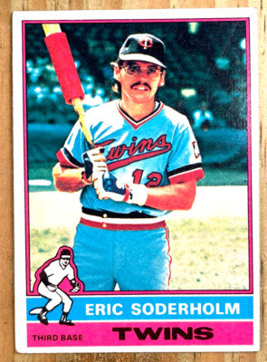 Eric Soderholm Rangers 1976 TOPPS ERIC SODERHOLM CARD#313 MINNESOTA TWINS WHITE SOX RANGERS ...