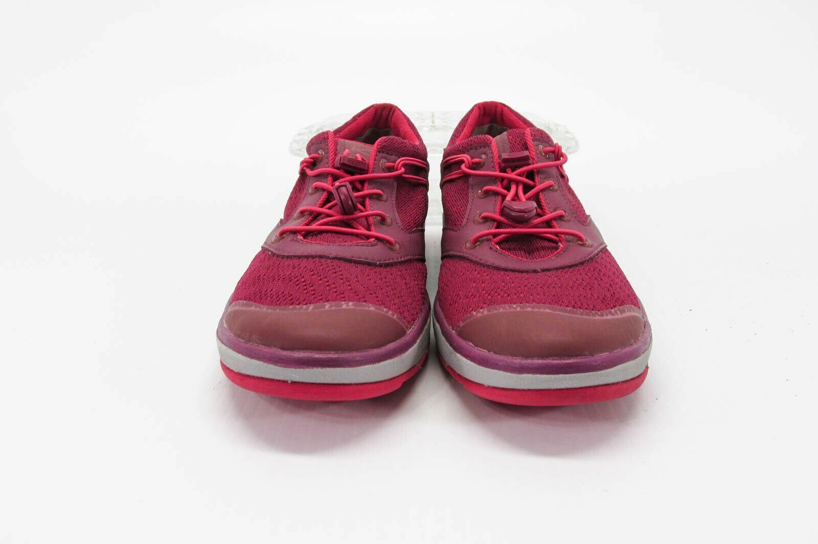 Scarpe da donna Keen campione taglia 7W rosse moda sneaker fitness usate xq