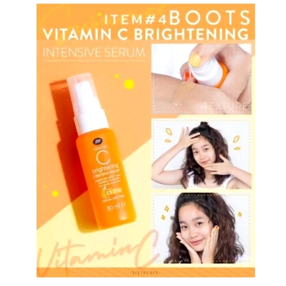 Sérum éclaircissant Boots Vitamin C Brightening Intensive Serum 30 Ml