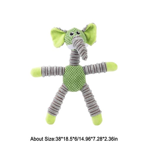 Juguetes chirriantes indestructibles grandes con sonido para perros juguete para masticar perros peluche chirriante perro masticar - Imagen 7 de 27