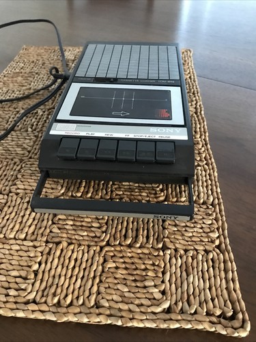 Vintage Sony Cassette Corder Recorder TCM-848 With Power Cable Tested. Read - Picture 6 of 11