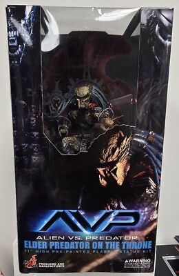 Hot Toys Elder Predator on Throne 2007 Very Rare Alien vs