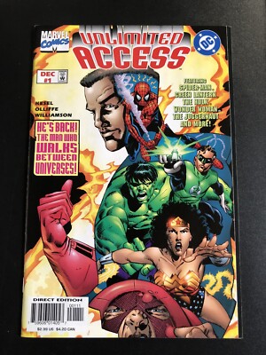 Unlimited Access #1 (1997) - Marvel / DC Crossover w/ Spider-Man Wonder Woman