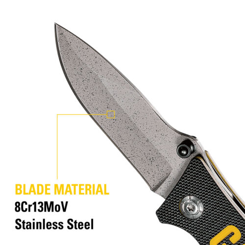 Cat 6 Inch Drop Point Folding Knife - 980003 - Picture 4 of 7